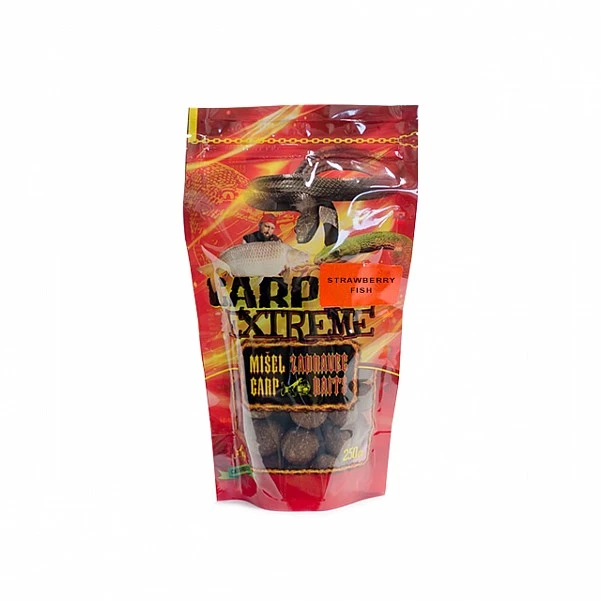 Misel Zadravec Carp Xtreme Strawberry Fish Hook Boilies  20mm