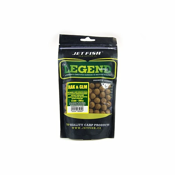 Jetfish Legend Boilie - Crayfish + GLM 12 мм / 200 г