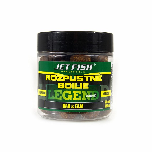 Jetfish Legend Soluble Boilies Crayfish + GLMрозмір 20mm - MPN: 000113 - EAN: 00001137