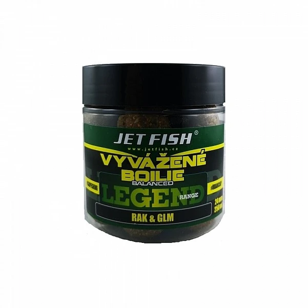 Jetfish Legend Balanced Boilies Crayfish + GLM 24мм
