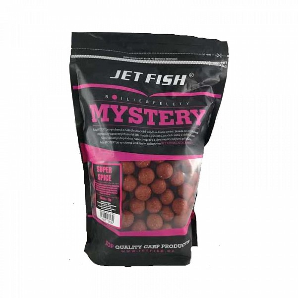 NEW Jetfish Mystery Super Spice Boilies rozmiar/opakowanie 20mm / 1kg - MPN: 1003053 - EAN: 10030530