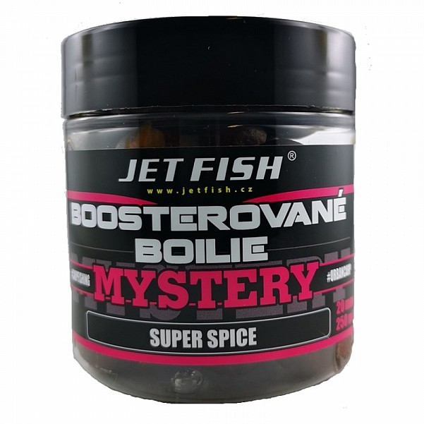 NEW Jetfish Mystery Boosted Boilies Super Spicevelikost 20mm - MPN: 0106079 - EAN: 01060799