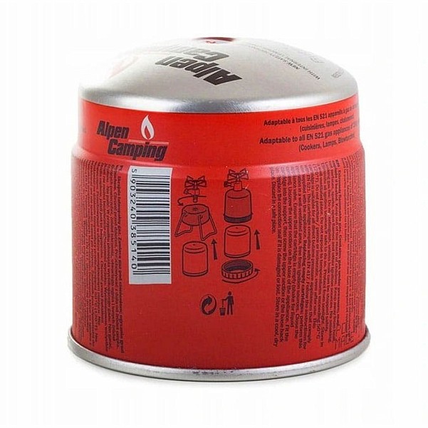 Alpen Camping - Piercable Gas Cartridge Type 200 / 190gpackaging 190g/400ml - MPN: IK006 - EAN: 5903240385140