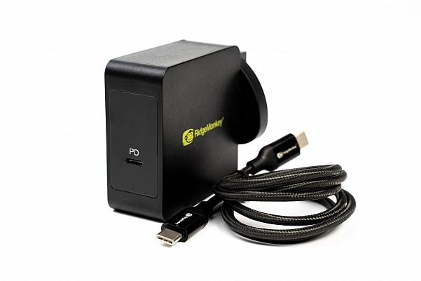 RidgeMonkey Vault 30W USB-C Power Delivery AC Mains Adaptor - MPN: RM471 - EAN: 5056210623749