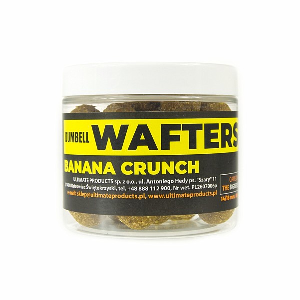 UltimateProducts Wafters - Banana Crunchtyp dumbell wafters 14/18mm - EAN: 5903855432321