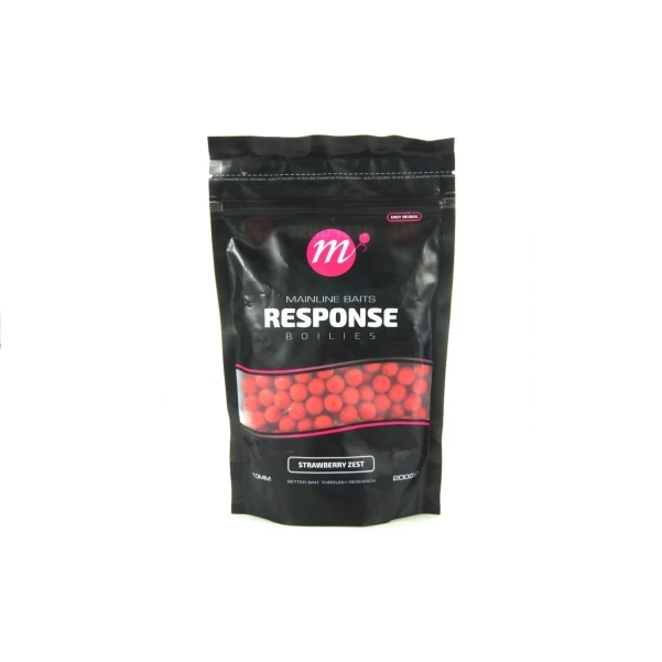 Mainline Response Range Boilies - Strawberry Zest 10 мм - 200 г