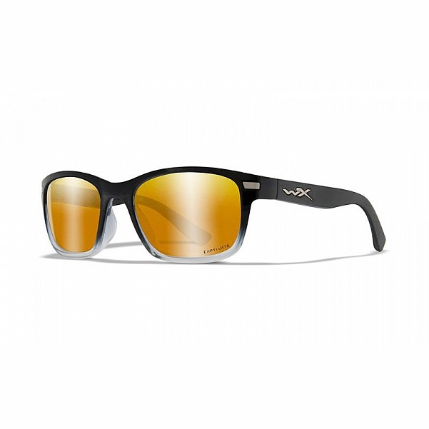 WileyX HELIX Captivate Polarized Bronze Mirror Copper Gloss Black Fade to Clear Crystal Framecolore Captivate Polarizzata Bronzo Specchio Rame - MPN: AC6HLX04 - EAN: 712316005913