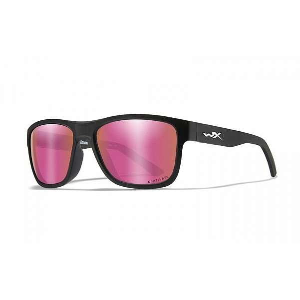 WileyX OVATION Captivate Polarized Rose Gold Mirror Smoke Green Matte Black Framecolore Captivate Polarizzato Specchio Oro Rosa Fumo Verde - MPN: AC6OVN10 - EAN: 712316005753