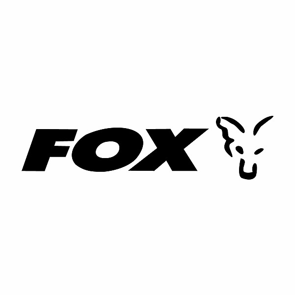 Fox Sticker  - Černá vyříznutá bez pozadívelikost 145x37mm - EAN: 200000062071
