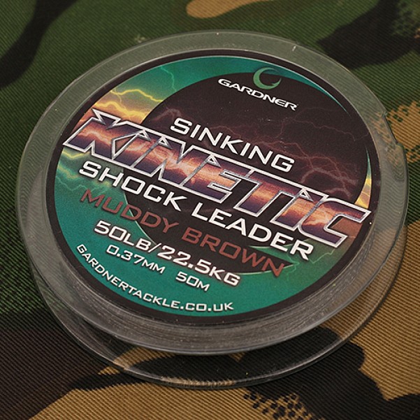 Gardner Kinetic Sinking Shock Leader 50lbmodèle 50 lb (0,37 mm) - MPN: XKSL - EAN: 5060218459460