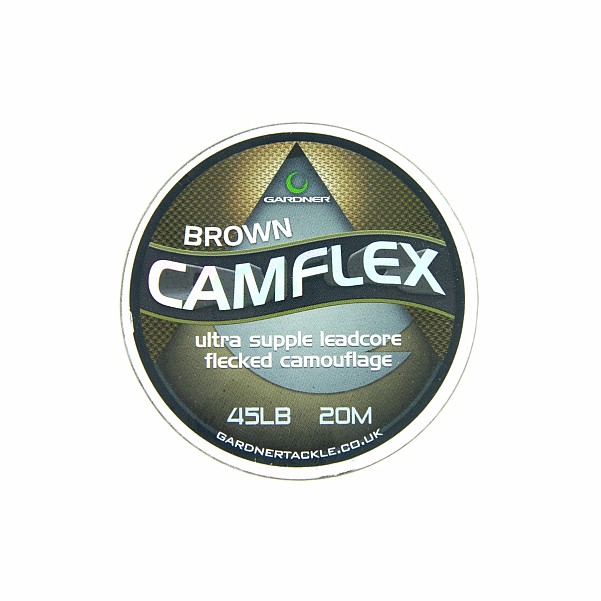 Gardner Camflex Leadcore 45lbmisurare 45 lb / Camo Brown Fleck  (marrone) - MPN: CF45B - EAN: 5060218455868