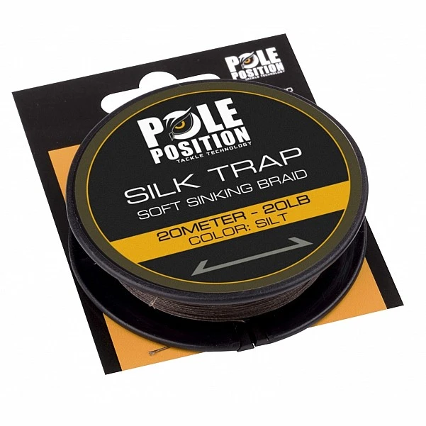 Strategy Pole Position Silk Trap Soft Sinking Braid 20lb / Silt (muł)