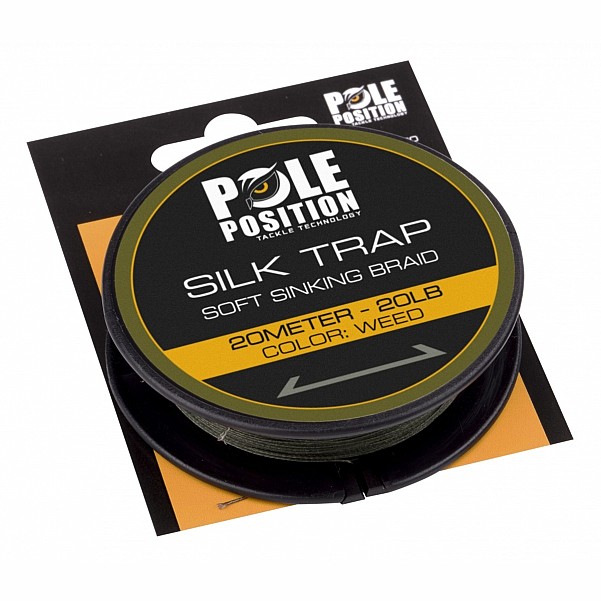 Strategy Pole Position Silk Trap Soft Sinking Braidmodel 20lb / Weed (Vegetation) - MPN: 5800-701 - EAN: 8716851388779