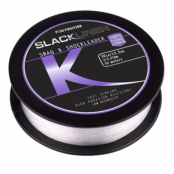 Strategy Pole Position Slackliner Fluorocarbon ShockleaderTyp 0,47mm / 30lb - MPN: 5800-703 - EAN: 8716851407050