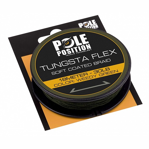 Strategy Pole Position Tungstaflex Soft Coated Braidmodello 30lb / Verde Erboso (vegetazione) - MPN: 5800-815 - EAN: 8716851404882