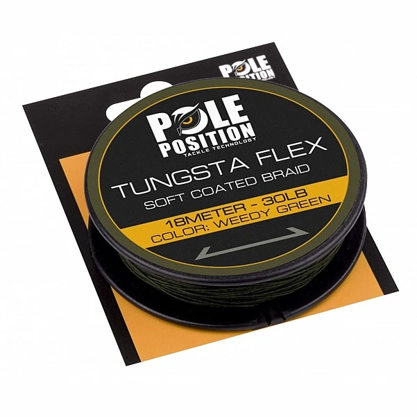 Strategy Pole Position Tungstaflex Soft Coated Braid 30lb / Weedy Green (roślinność)