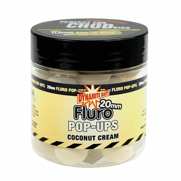 DynamiteBaits Coconut Cream Fluro Pop-Ups розмір 20 mm - MPN: ADY040577 - EAN: 5031745201037