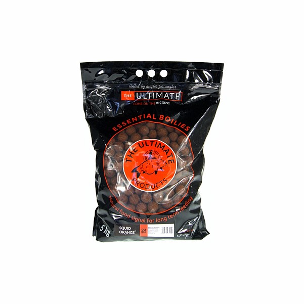UltimateProducts Essential Boilies - Squid Orangevelikost 24mm / 5kg - EAN: 5903855434479