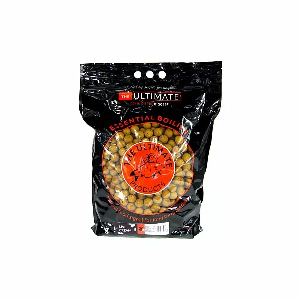 UltimateProducts Essential Boilies - Live Creme 20mm / 5kg