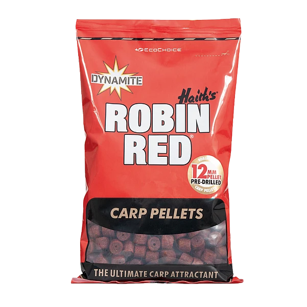 Dynamite Baits Carp Pellets - Robin Red 12 mm (z otworem)