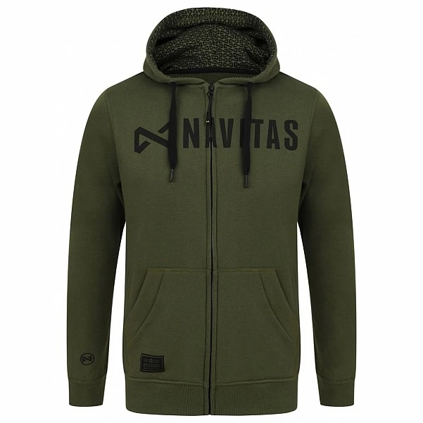 NAVITAS CORE Green Zip Hoody  M