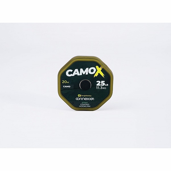 RidgeMonkey Connexion CamoX Stiff Coated Hooklinkmodèle 25 lb (livres) - MPN: RMT319 - EAN: 5056210622230