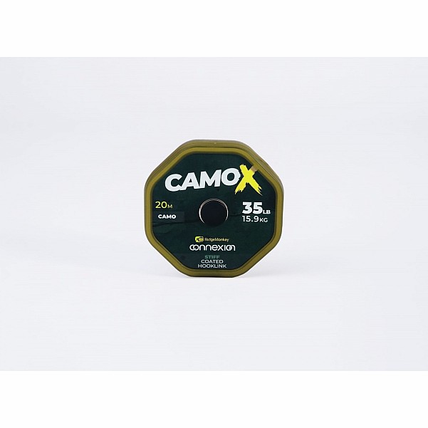 RidgeMonkey Connexion CamoX Stiff Coated Hooklinkмодель 35lb - MPN: RMT320 - EAN: 5056210622254