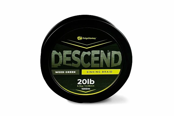 RidgeMonkey Descend Sinking Braid 0,28mm(20lb) / 1000m