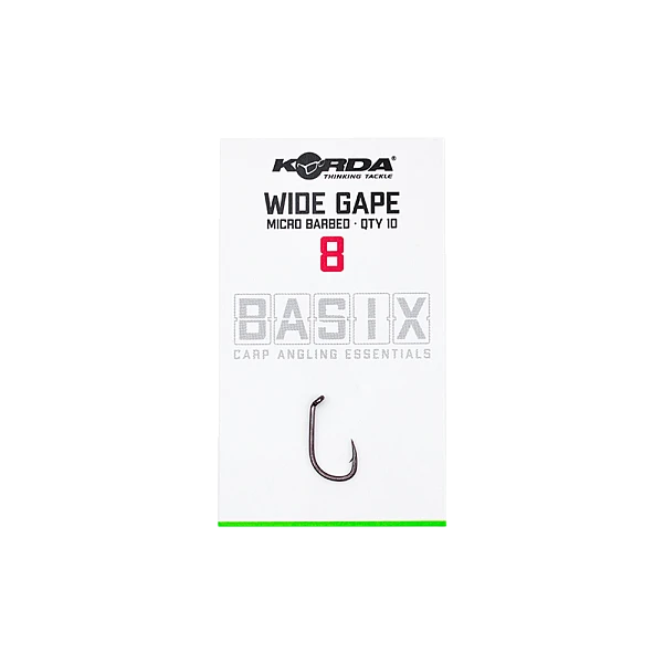 Korda Basix Wide Gape Hooks 8