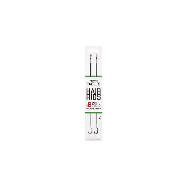 Korda Basix Hair Rig Wide Gape 8