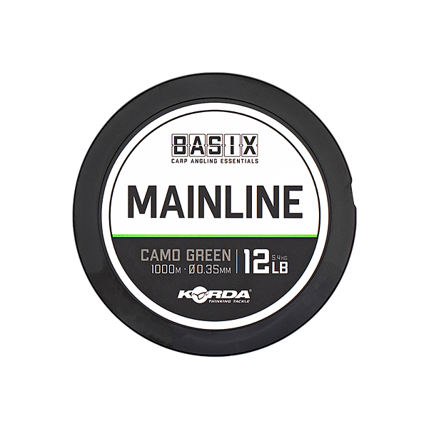 Korda Basix Mainlinetipo 0.35mm(12lb) / 1000m - MPN: KBX044 - EAN: 5060660637157