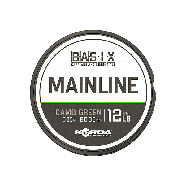 Korda Basix Mainlinerodzaj 0.35mm(12lb) / 500m - MPN: KBX008 - EAN: 5060660633623