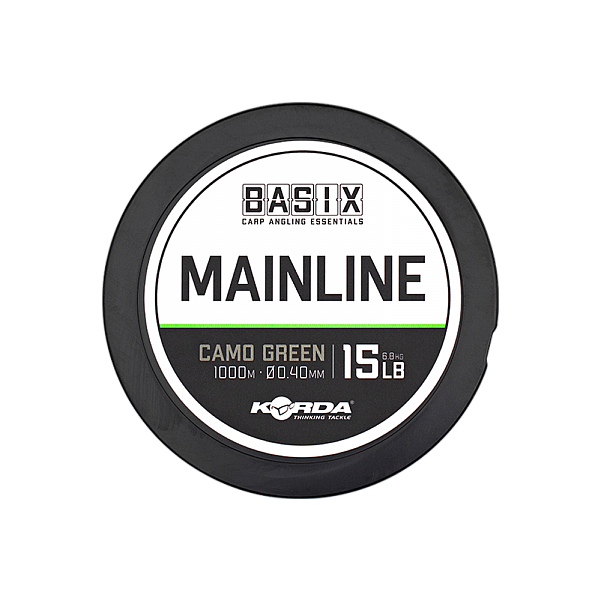 Korda Basix Mainlinetyp 0,40mm(15lb) / 1000m - MPN: KBX045 - EAN: 5060660637171