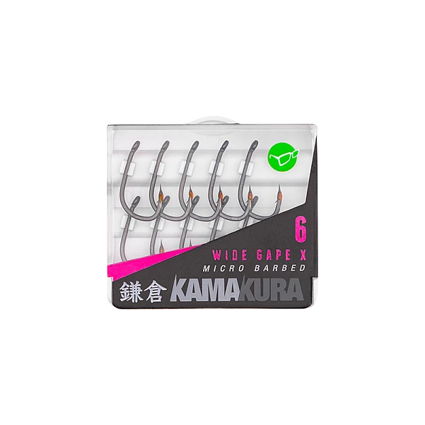 Korda Kamakura Wide Gape X Hooks 6
