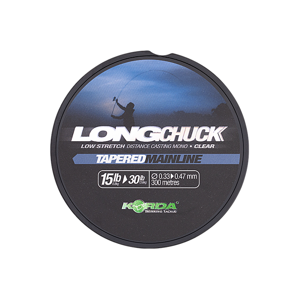 Korda LongChuck Tapered Mainlineméret 15-30lb/0.33-0.47mm - MPN: KDCM10 - EAN: 5060660638192