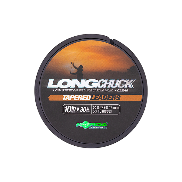 Korda LongChuck Tapered Leadersrozmiar 10-30lb/0.27-0.47mm - MPN: KDCM05 - EAN: 5060660638093