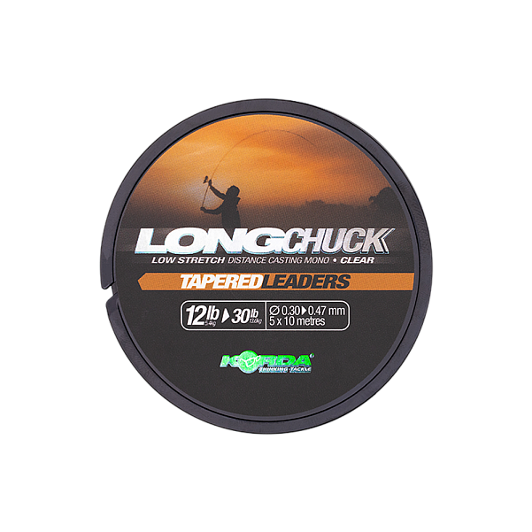 Korda LongChuck Tapered Leaderstaille 12-30lb / 0,30-0,47mm - MPN: KDCM06 - EAN: 5060660638116