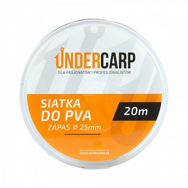 UnderCarp - Zapasowa Siatka PVA 25mm 20m 25mm / 20m