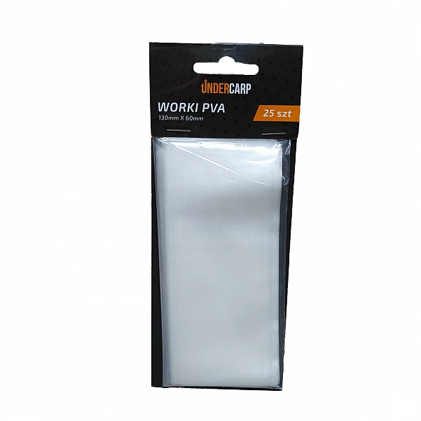 UnderCarp - Worki PVA 130mm x 60mm 25 szt. 130mm x 60mm