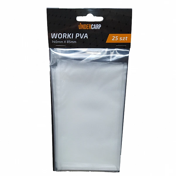 UnderCarp - Worki PVA 140mm x 85mm 25szt. 140mm x 85mm