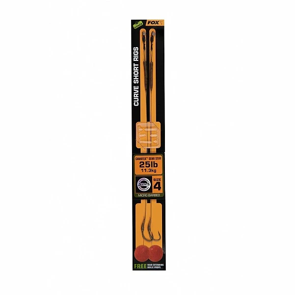 Fox Edges Curve Short Camotex Semi Stiff Ready Rigs 4 (25lb)
