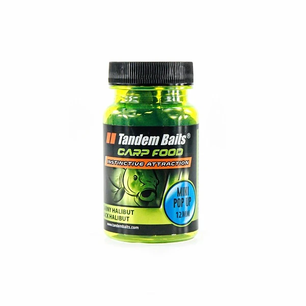 TandemBaits Carp Food Perfection Pop Up  - Black Halibut 12 mm / 30g