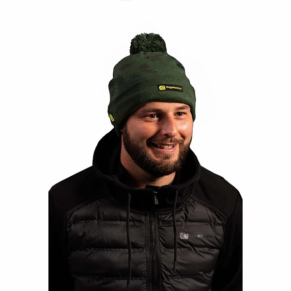 RidgeMonkey APEarel Bobble Beanie Hat Camo uniwersalny