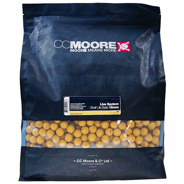 CcMoore ShelfLife Boilies - Live System - 5kgvelikost 15 mm / 5 kg - MPN: 98400 - EAN: 634158441066