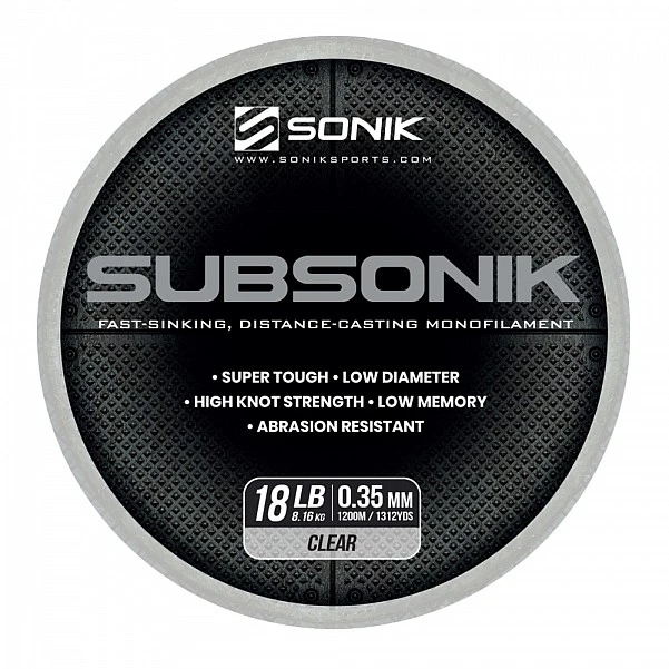 Sonik Subsonik Mono Line Clear 0.35mm/1200m