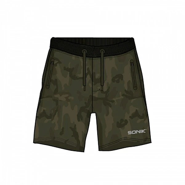 Sonik Camo Fleece Shorts L