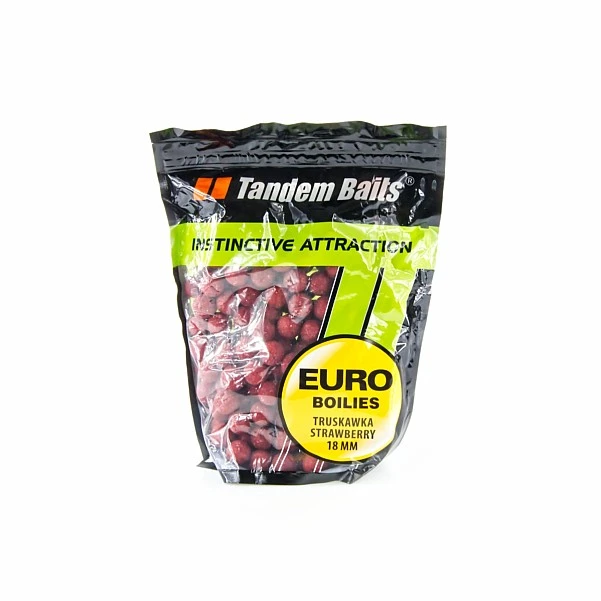 TandemBaits Euro Boilies  - Braškė 18 mm / 1 kg