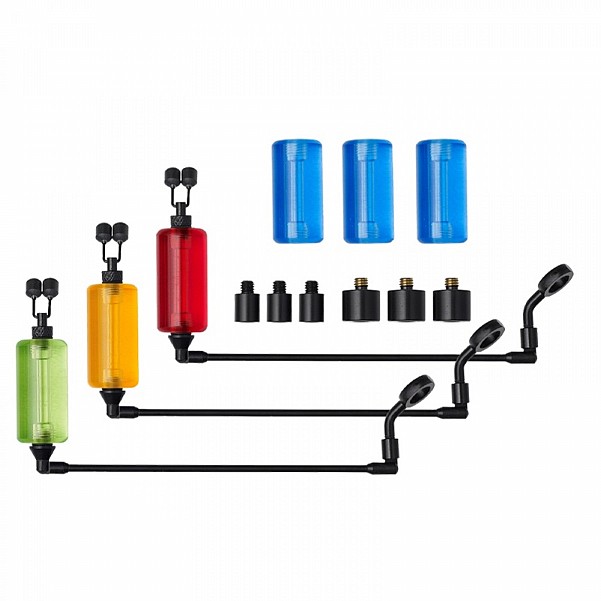 Prologic K1 Mega Arm Swinger Multicolorversión 3 piezas (Rojo/Amarillo Verde + 3 Azul) - MPN: SVS72711 - EAN: 5706301727114