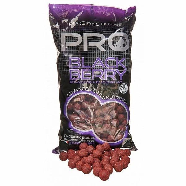 Starbaits Probiotic Boilies - Blackberry  20mm / 2.5kg