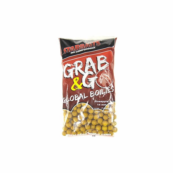 Starbaits Grab&Go Global Boilies - Pineapplevelikost 14mm / 1kg - MPN: 16811 - EAN: 3297830168117